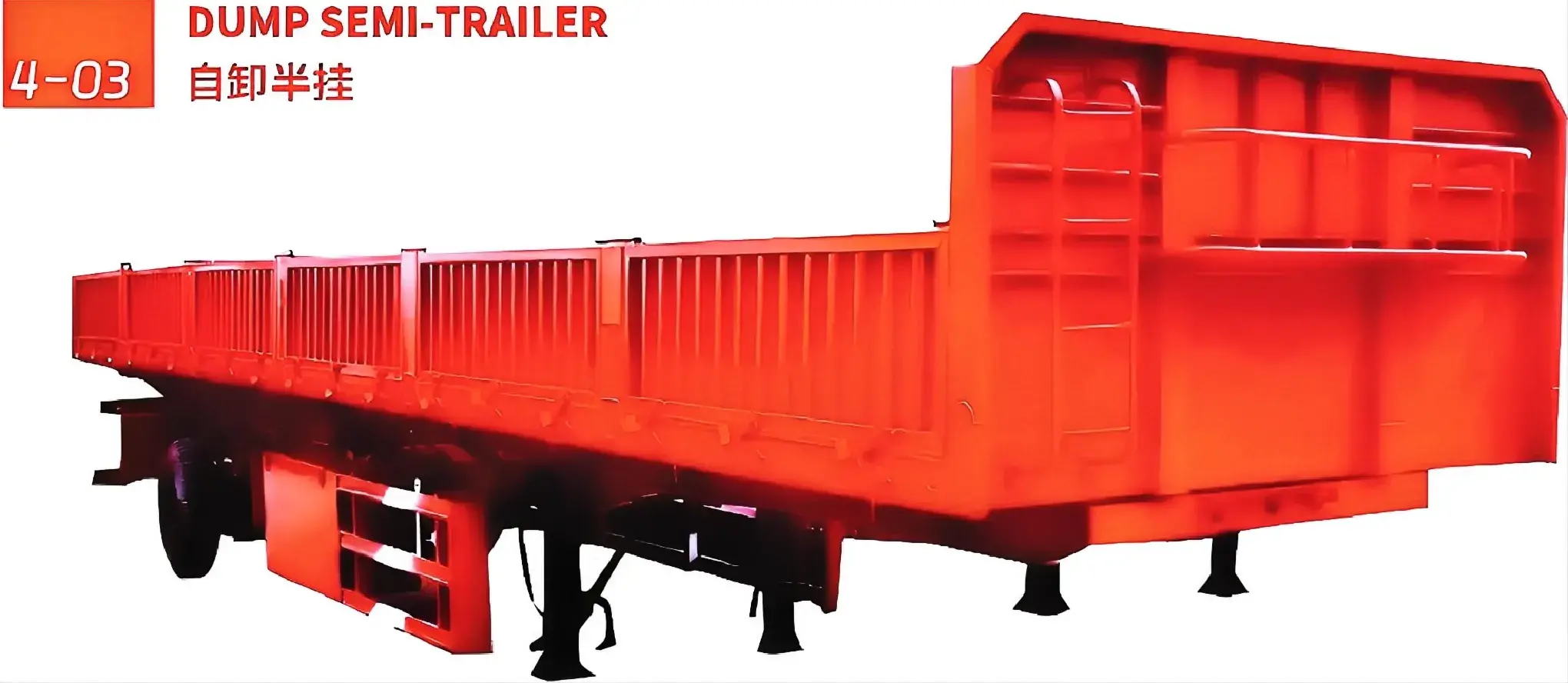 DUMP SEMI-TRALLER