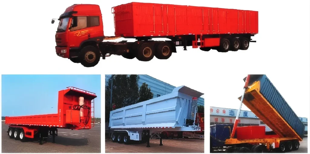 DUMP SEMI-TRALLER