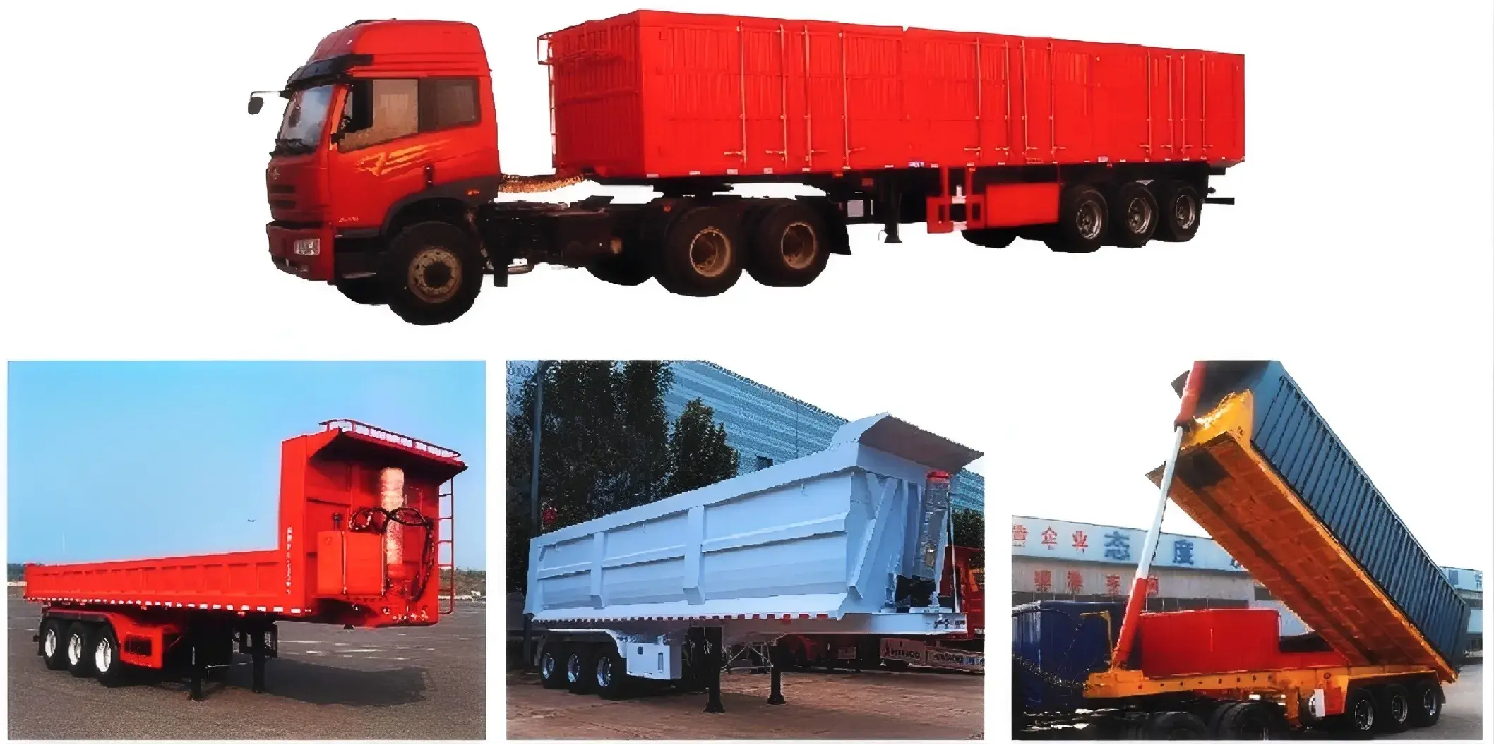 DUMP SEMI-TRALLER