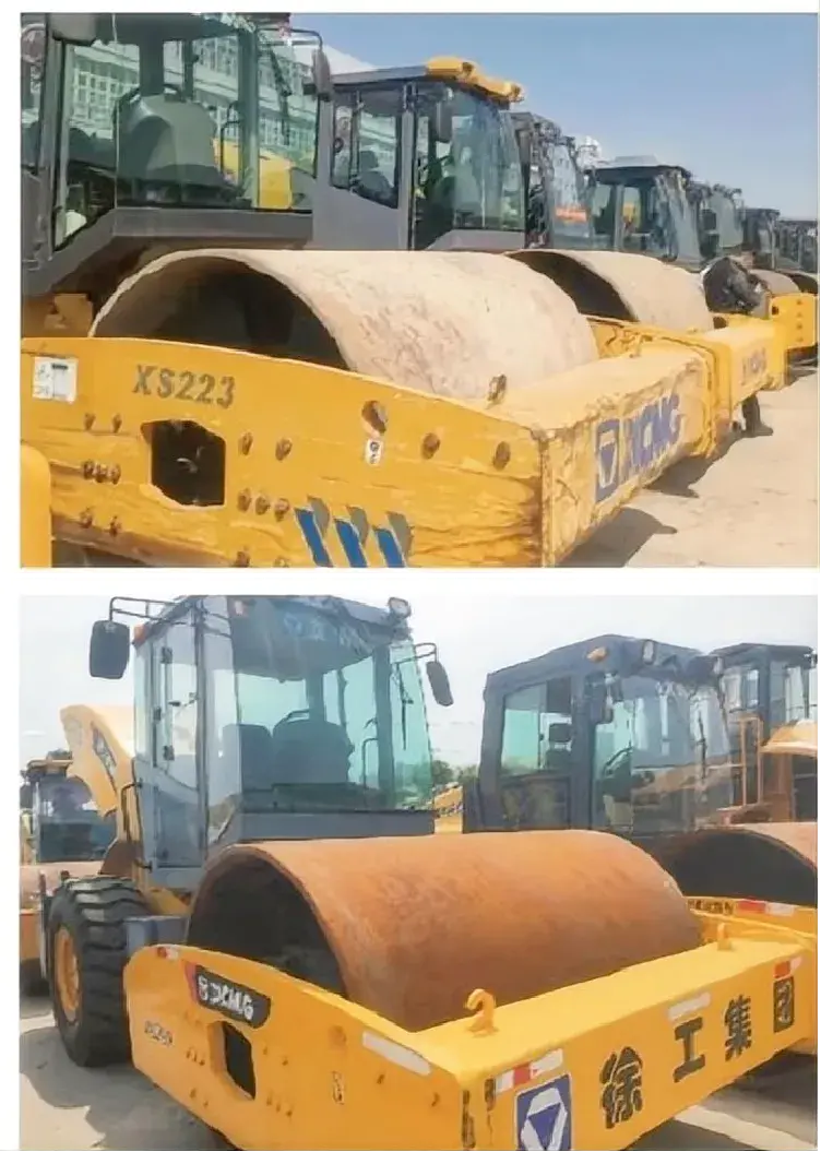 LARGE ROAD ROLLER